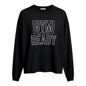 Domyos Black‎ “Gym Ready” V Neck Top